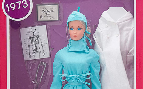 Barbie Signature Doctor 1973 doll reproduction