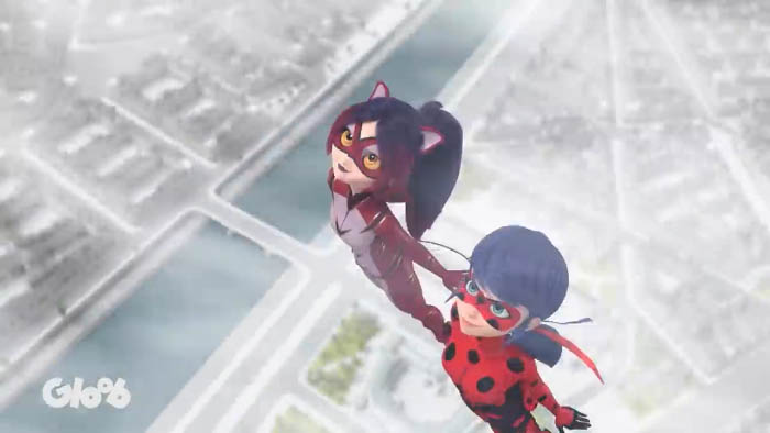 Juleka transforms into Tiger Miraculous Purple Tigress in Ladybug season 4