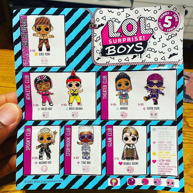 LOl Surprise Boys series 5 dolls with Flocked Hair