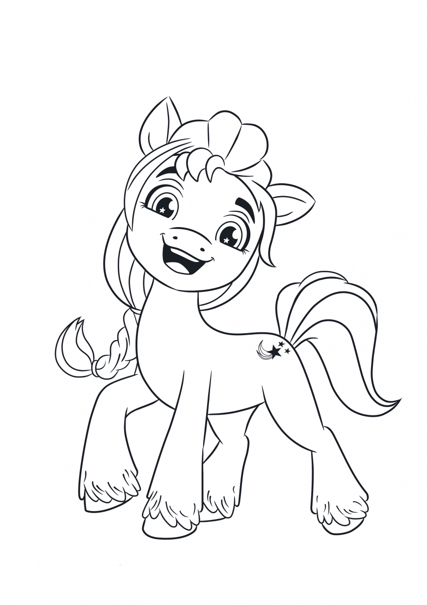 My Little Pony: A New Generation movie coloring page Sunny Starscout