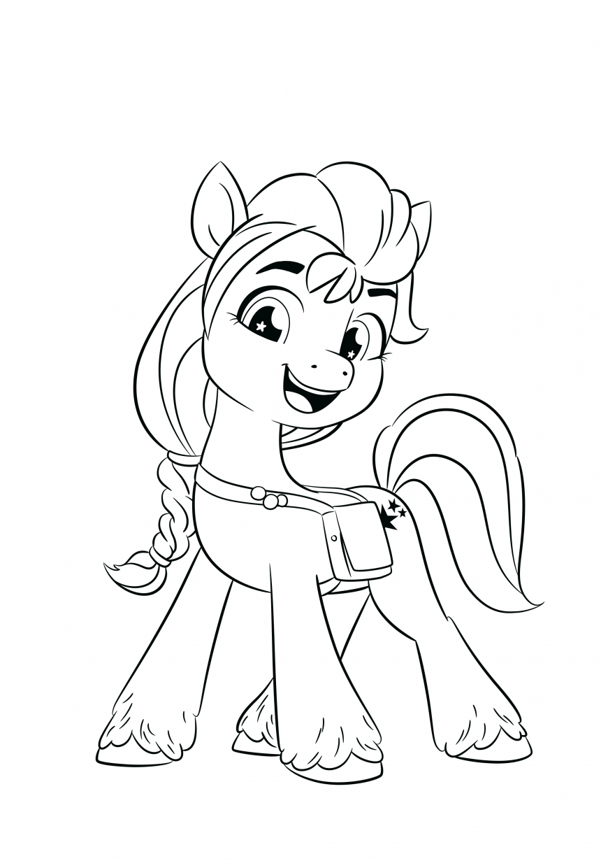 My Little Pony: A New Generation movie coloring pages - YouLoveIt.com