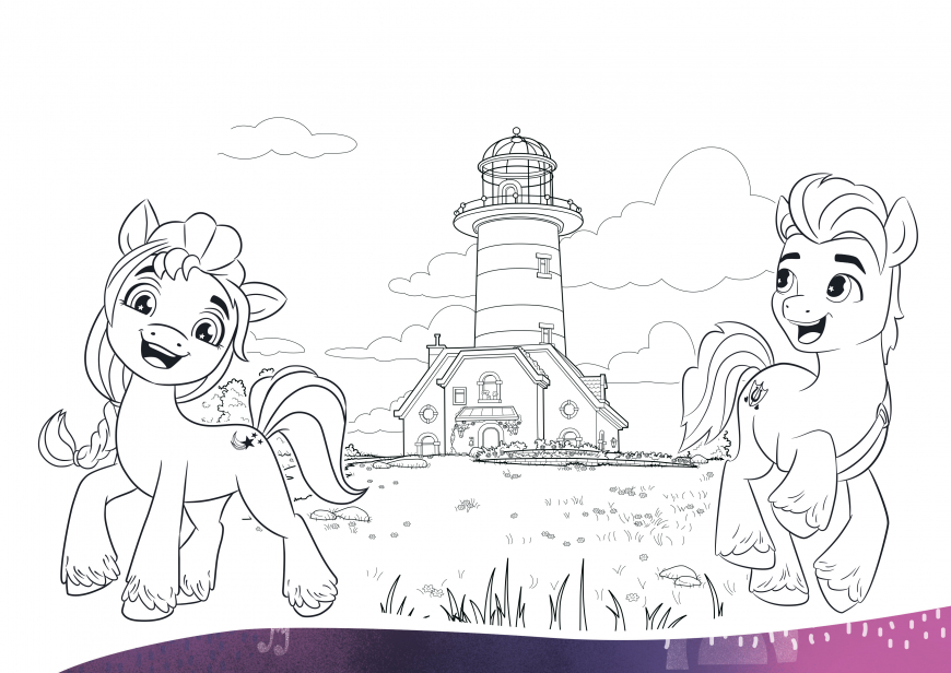 My Little Pony: A New Generation movie coloring page Maretime Bay