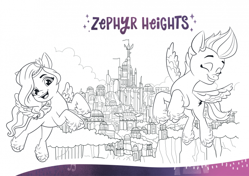 My Little Pony: A New Generation movie coloring page MZephyr Hights