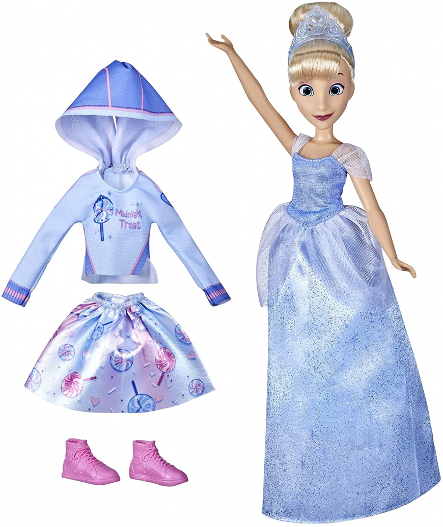 Disney Princess Comfy to Classic Cinderella doll