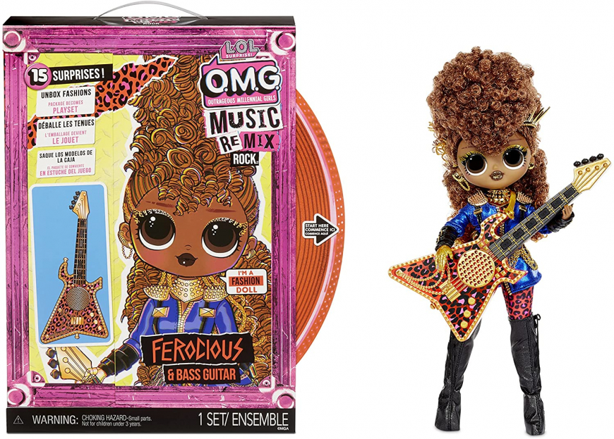 LOL OMG Music Remix Rock single release dolls: Metal Chick, Bhad Gurl, Ferocious, Frame Queen