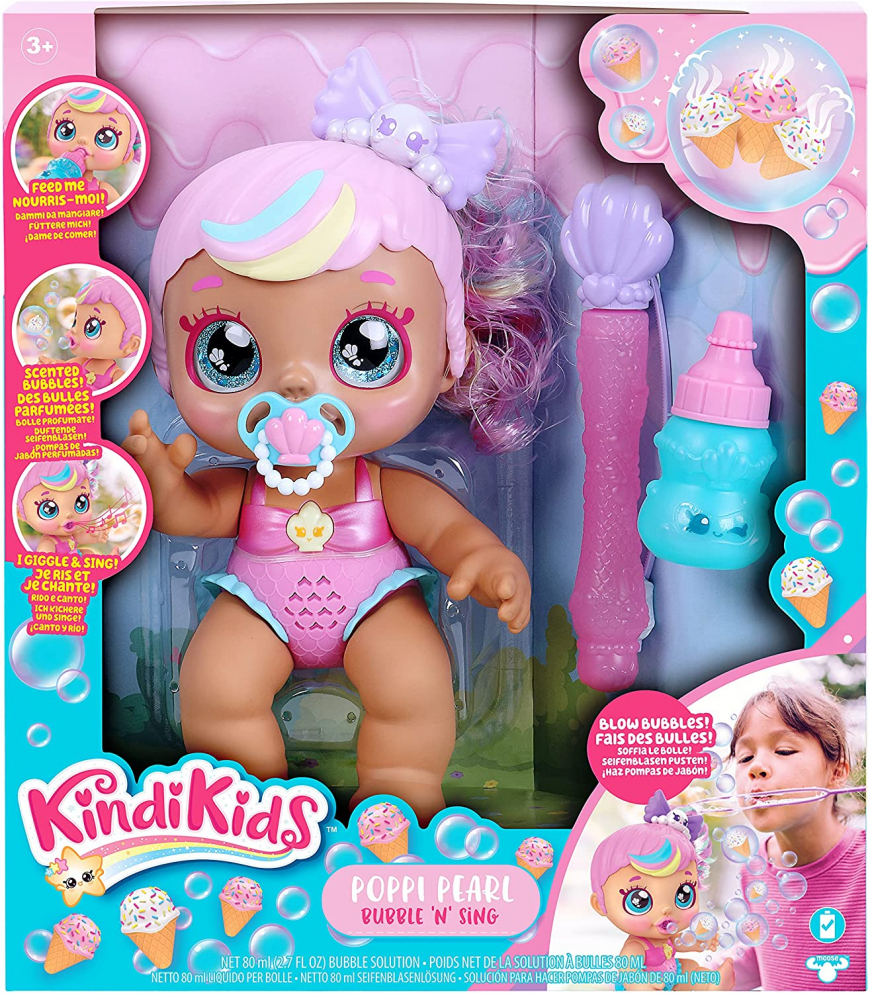 Kindi Kids Bubble ‘n Sing Poppi Pearl doll