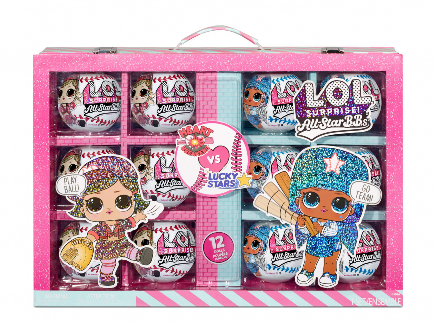 LOL Surprise All Star Sports Ultimate Collection Series 1 with 12 Sparkly Baseball Dolls