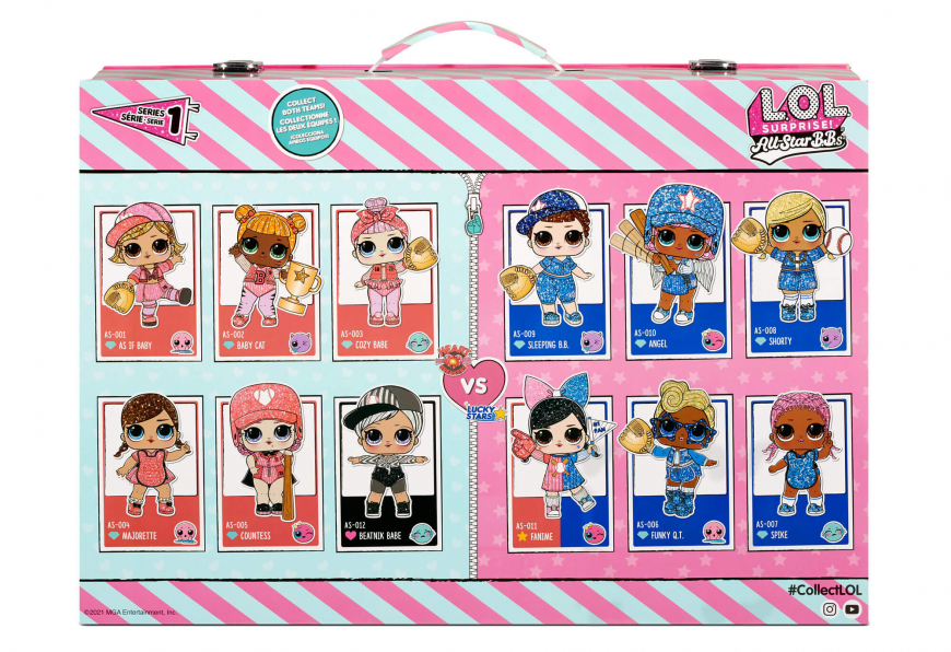 LOL Surprise All Star Sports Ultimate Collection Series 1 with 12 Sparkly Baseball Dolls