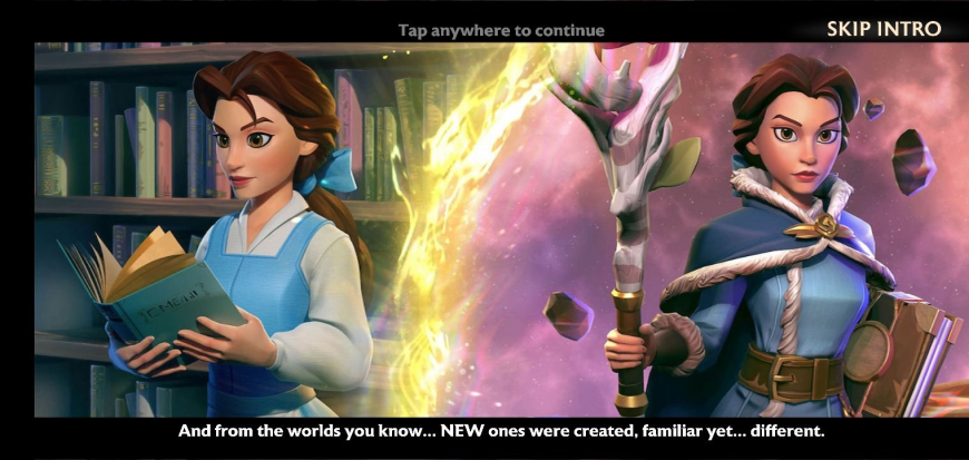 Belle in Disney Mirrorverse game