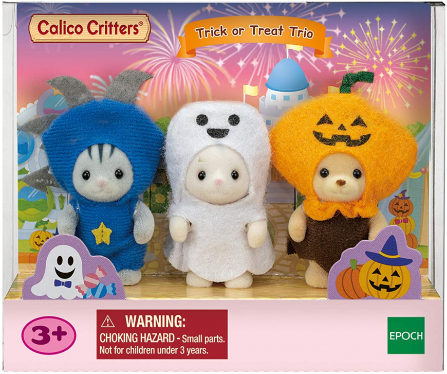 Calico Critters Halloween Trick or Treat Trio