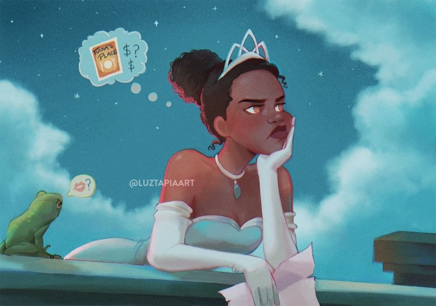 Disney Princess in bad mood