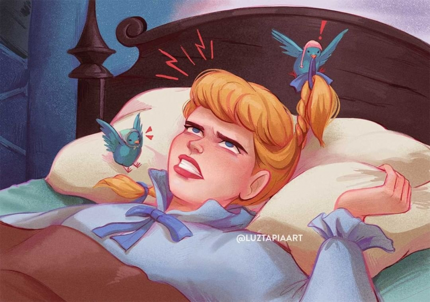 Disney Princess in bad mood