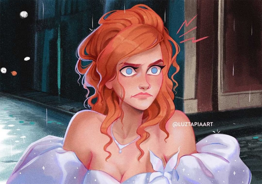 Disney Princess in bad mood