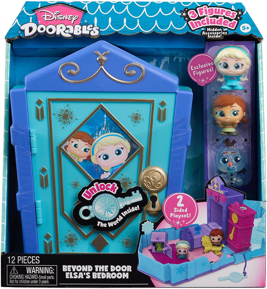 Disney Doorables Beyond the Door Elsa’s Bedroom Playset