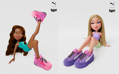 Collaboration of PUMA and Bratz