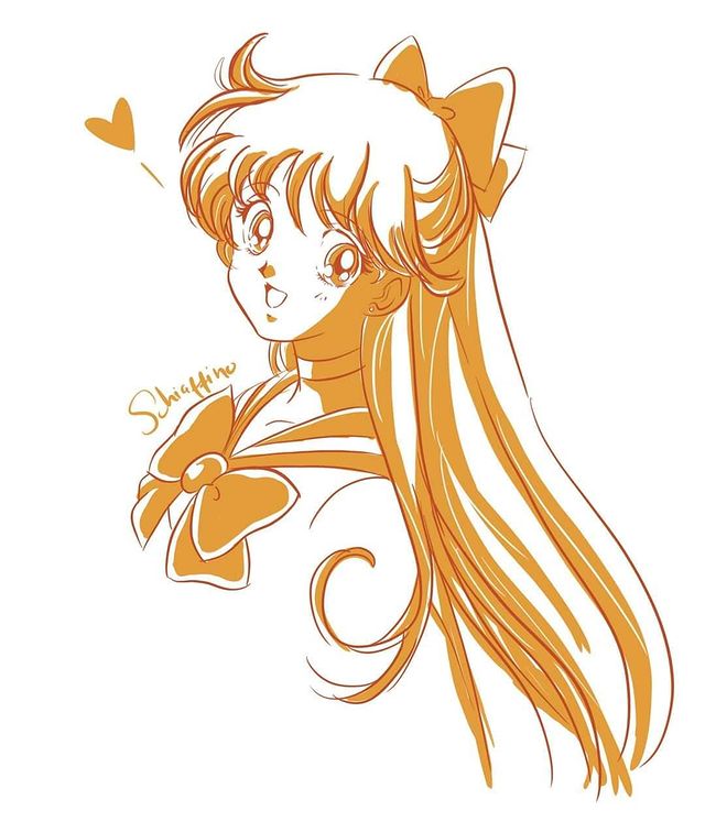 Sailor Moon beautiful fanart from Moy Schiaffino