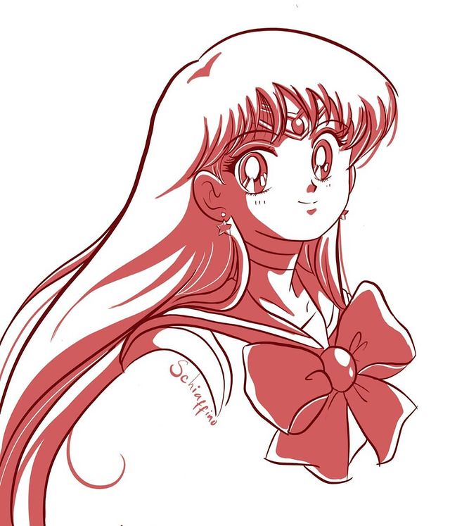 Sailor Moon beautiful fanart from Moy Schiaffino