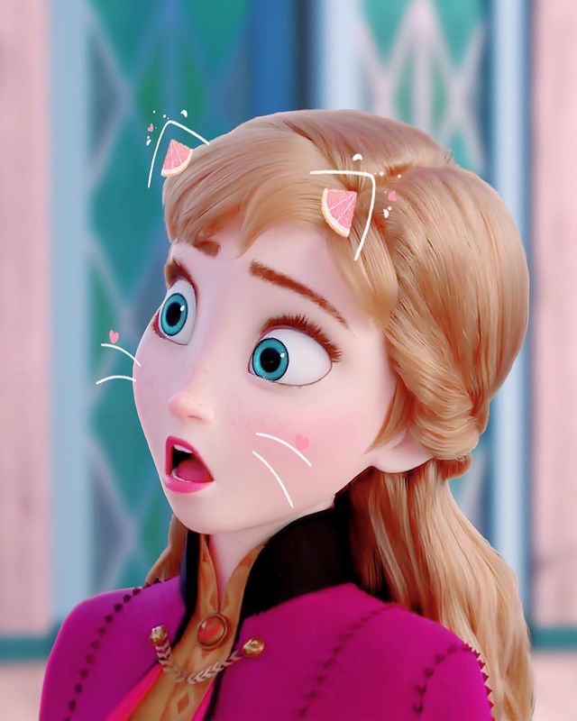 Disney Frozen Elsa and Anna cute profile pictures and phone wallpaper