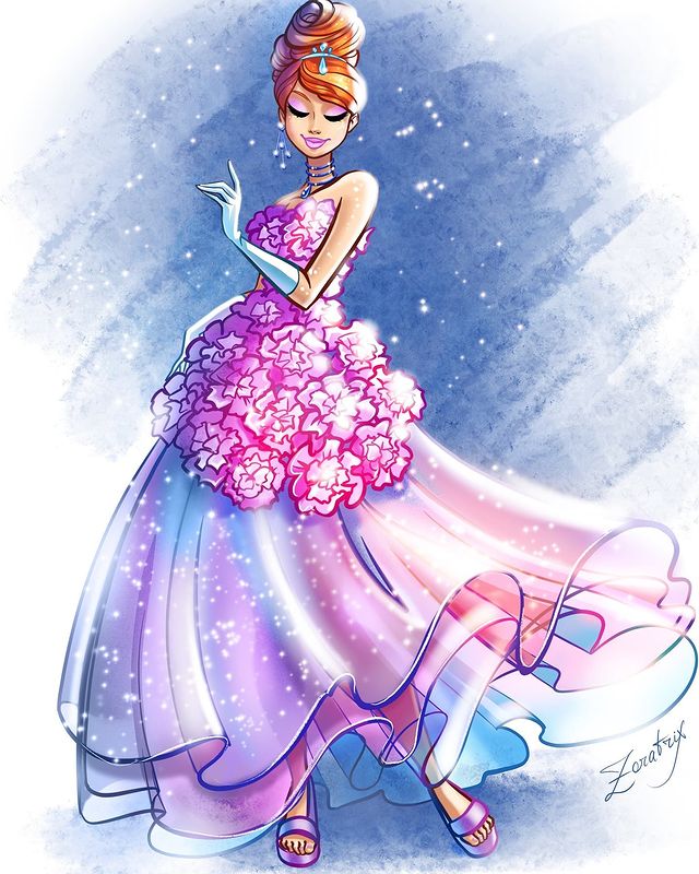 Winx Club Flower Princess art from Zoratrix 