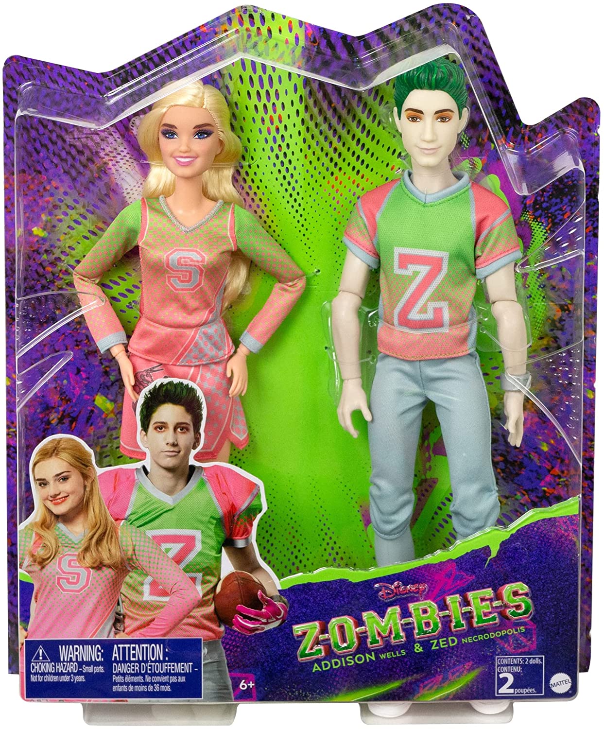 New Disney Zombies 2Pack from Mattel