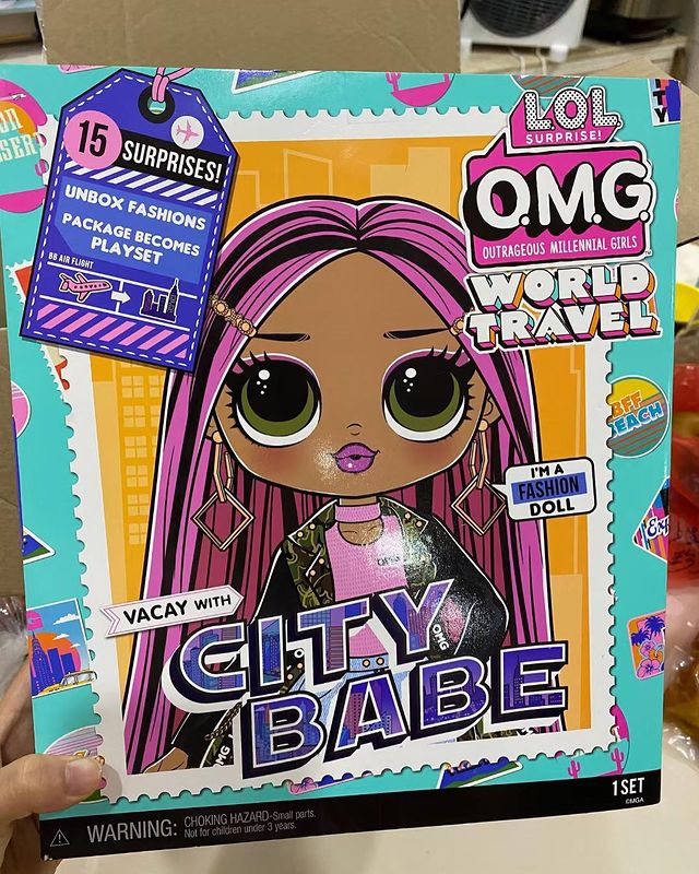 LOL OMG World Travel  City Babe doll