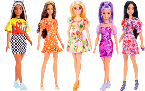 New Barbie Fashionistas dolls winter 2021