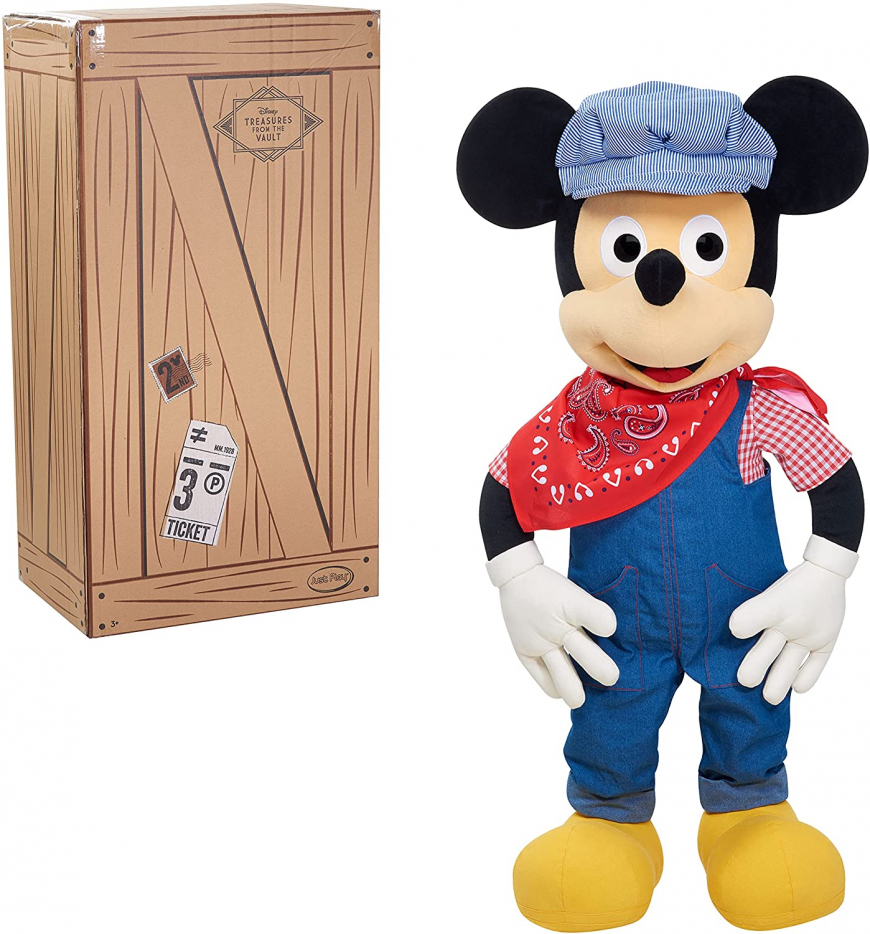Disney Treasures from The Vault Limited Edition Engineer Mickey Mouse Giant 36 Inch Plush
