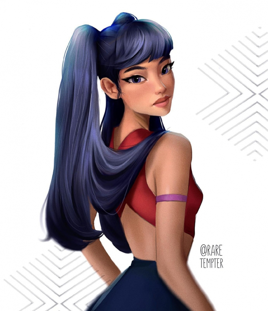 Art with stylish Winx from Raretempter