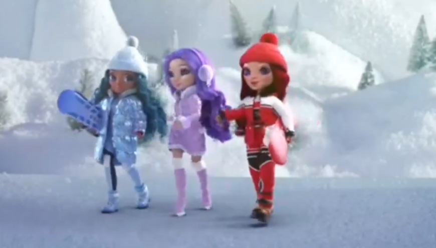 First look at Rainbow High Winter Break outfits in animated episodes