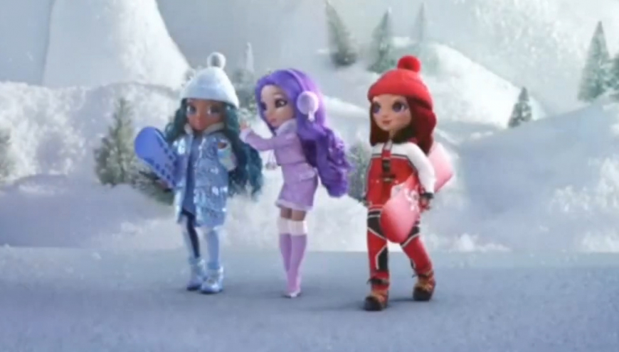 First look at Rainbow High Winter Break outfits in animated episodes