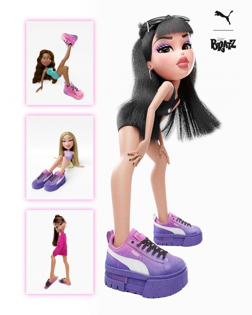 Collaboration of PUMA and Bratz