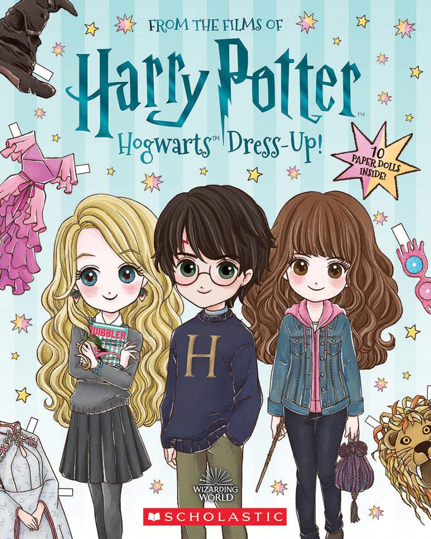 Harry Potter: Hogwarts Dress-Up! book with 10 paper dolls
