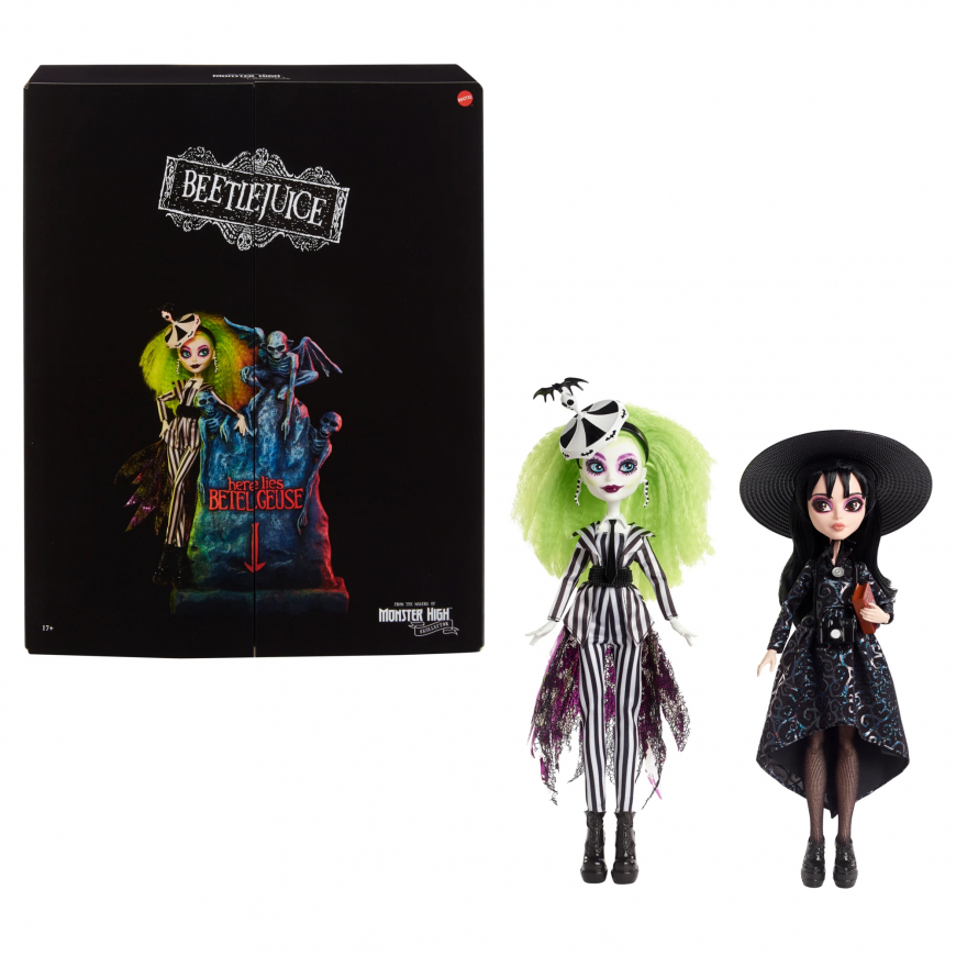 Monster High Skullector Beetlejuice 2 pack dolls