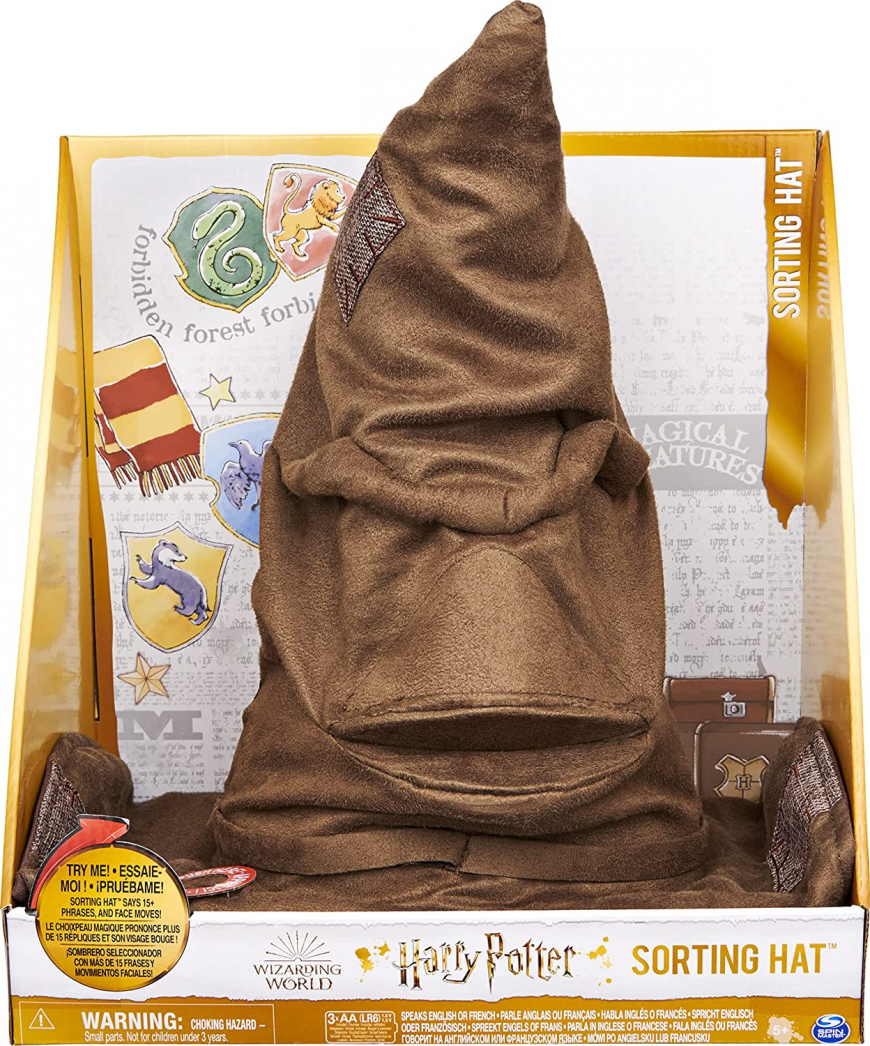 Wizarding World Talking Sorting Hat toy you can wear