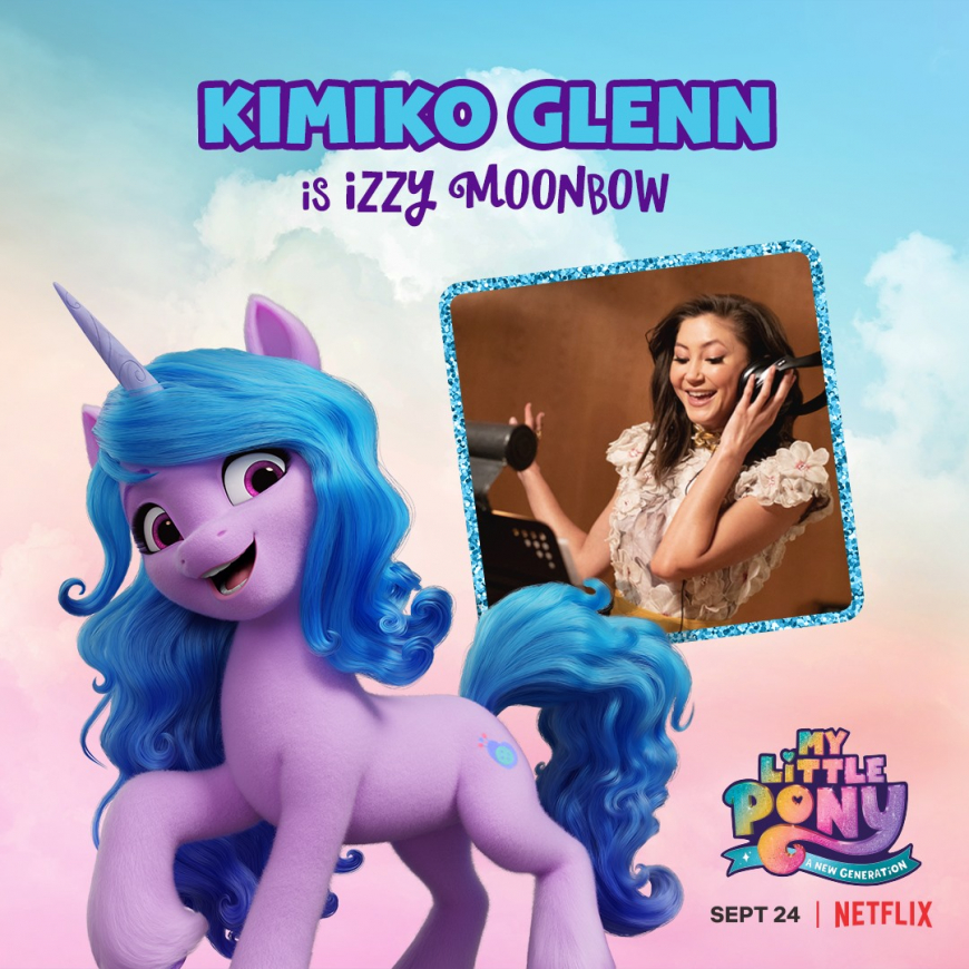 My Little Pony New Genereation Netflix 2021 movie voice actors
