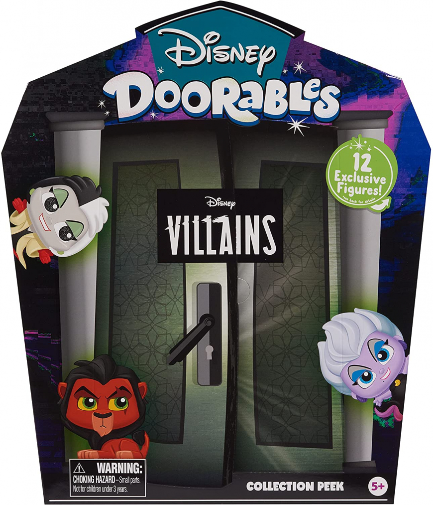 Disney Doorables Villains Collector Pack with 12 exclusive figures.