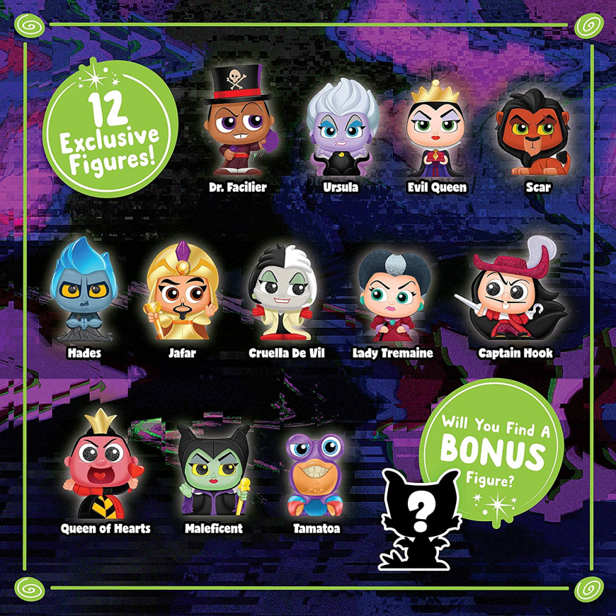 Disney Doorables Villains Collector Pack with 12 exclusive figures.