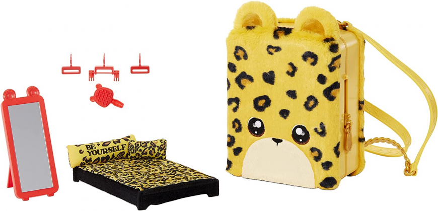 Na Na Na Surprise Jenell Jaguar Backpack Bedroom playset