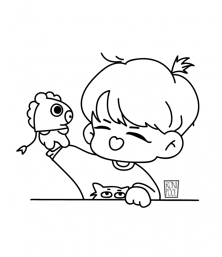 BTS coloring pages