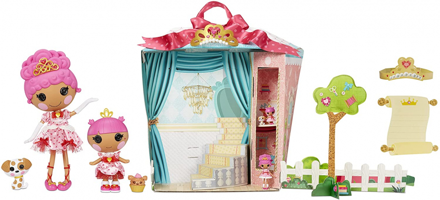 Lalaloopsy's 10th Anniversary Sew Royal Princess Party Cosy and Teacup Hearts set.