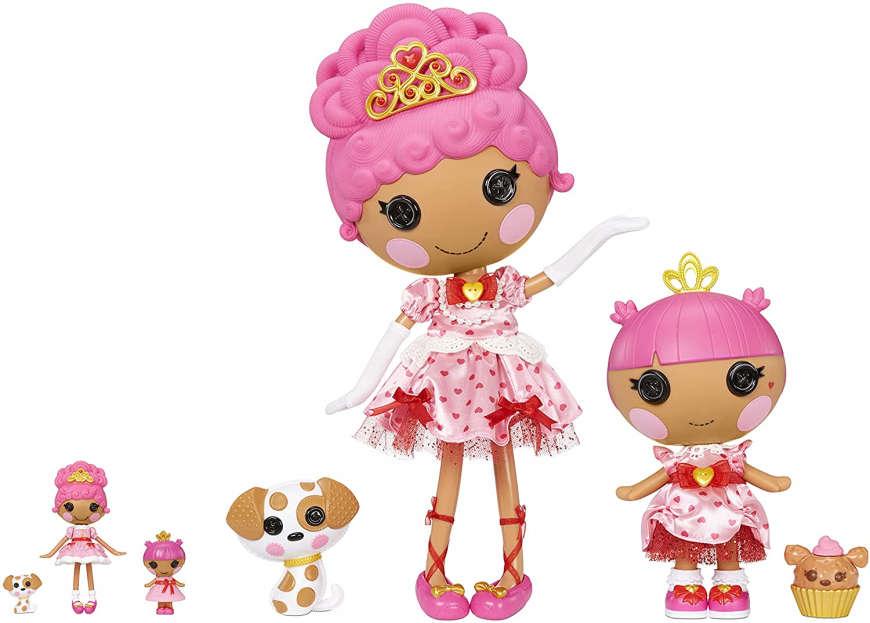 Lalaloopsy's 10th Anniversary Sew Royal Princess Party Cosy and Teacup Hearts set.