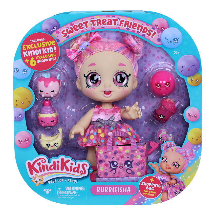 New Kindi Kids Sweet Treat Friends Bubbleisha doll