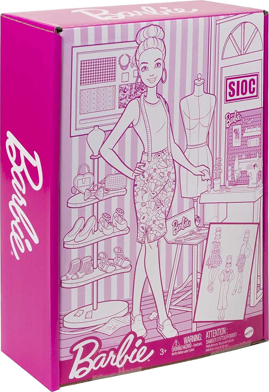 Barbie Fashion Designer doll and Studio 