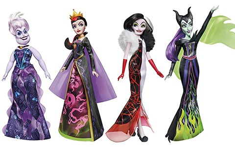 Disney Princess Black and Brights Collection Villains dolls pack