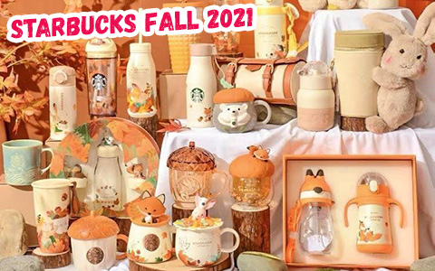 Starbucks cutest mid autumn 2021collection