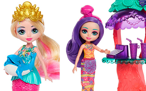 Royal Enchantimals Ocean Kingdom mermaid and sea creatures dolls