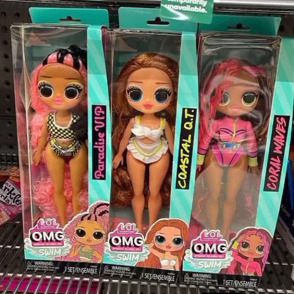 LOL OMG Swim dolls without articulation