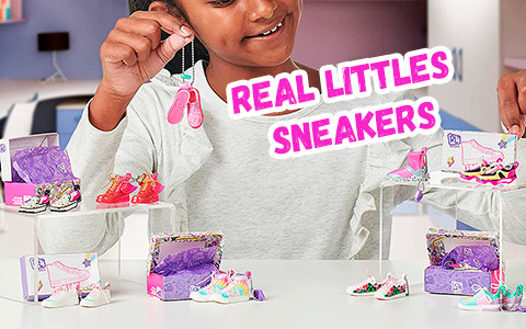 Real Littles shoes - Collectible Micro Sneakers with 25 Sneakers to collect
