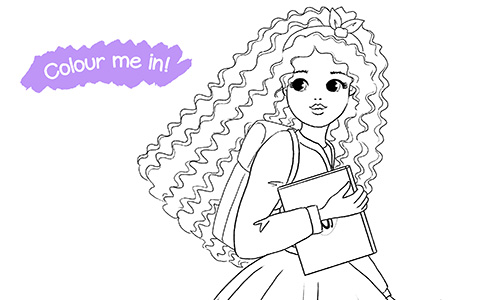 Sindy dolls coloring pages