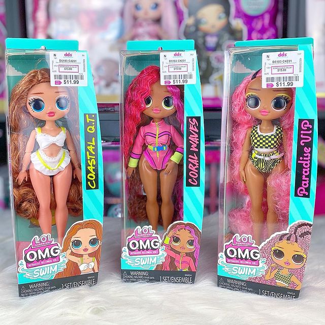 LOL OMG Swim dolls with articulation